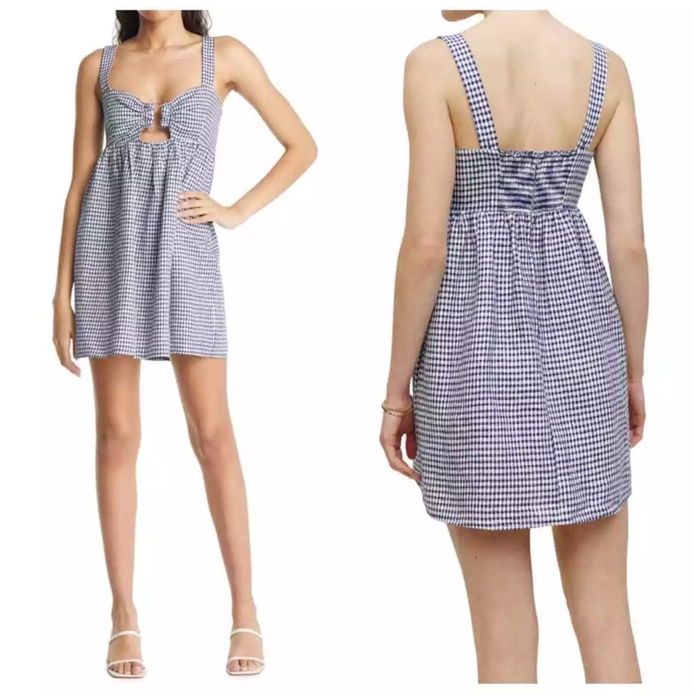 Reformation Noel Linen Dress